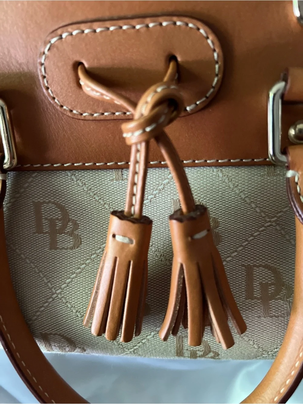 Dooney & Bourke structured satchel